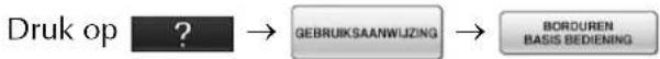 BROTHER Innov-is 1e - Borduurtafel bevestigen - 1