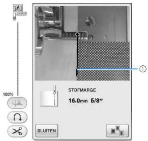 BROTHER Innov-is 1e - Wanneer de ingebouwde camera de stofrand kan detecteren - 1
