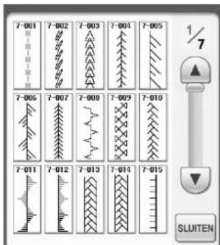 BROTHER Innov-is 1e - ■Stekenoverzichten - 2