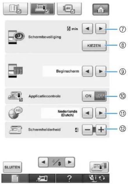 BROTHER Innov-is 1e - Algemene instellingen - 2