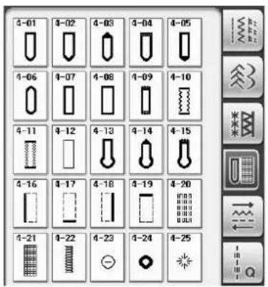 BROTHER Innov-is 1e - ■Stekenoverzichten - 3