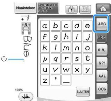 BROTHER Innov-is 1e - Druk opnieuw op en voer "S" in. - 1