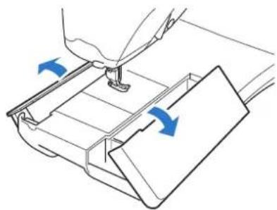 BROTHER Innov-is 1e - Gebruik van de accessoiretafel - 1
