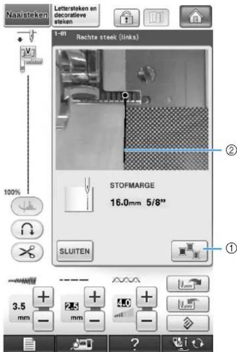 BROTHER Innov-is 1e - Controleer of de ingebouwde camera de stof goed detecteert. - 1