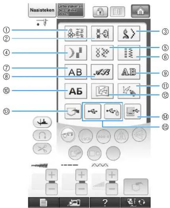 BROTHER Innov-is 1e - PATRONEN KIEZEN - 1