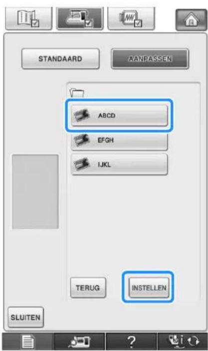 BROTHER Innov-is 1e - Selecteer het apparaat dat is aangesloten. - 2