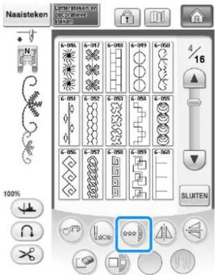 BROTHER Innov-is 1e - Druk nogmaals op en daarna op om het kleine formaat te selecteren. - 4