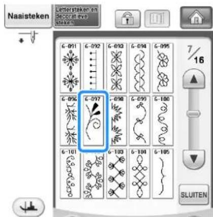 BROTHER Innov-is 1e - Diverse steekpatronen controleren - 5