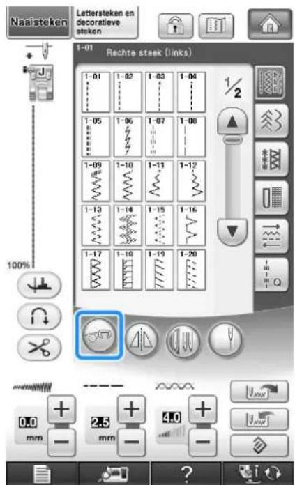 BROTHER Innov-is 1e - Druk op om de machine in te stellen op de vrijmodus. - 1