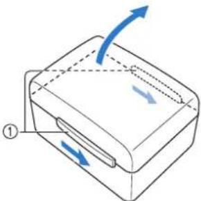 BROTHER Innov-is 1e - ■Accessoirebox openen - 1