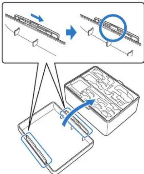 BROTHER Innov-is 1e - ■Accessoirebox openen - 2