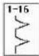 BROTHER Innov-is 1e - ■Overhandse steken met persvoet "G" - 1
