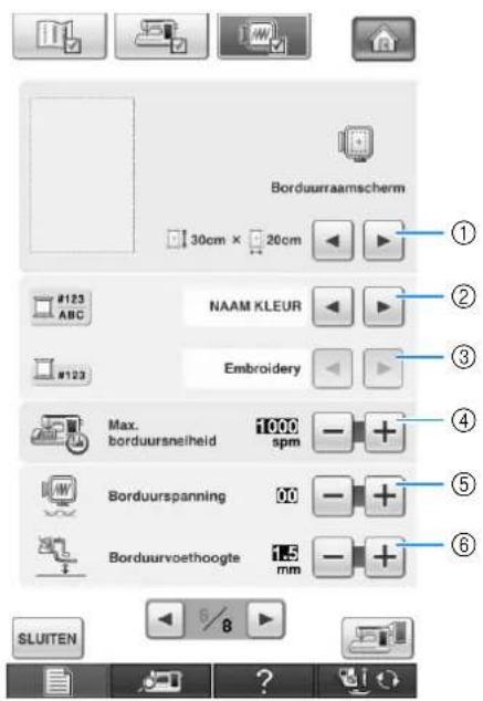 BROTHER Innov-is 1e - Borduurinstellingen - 1