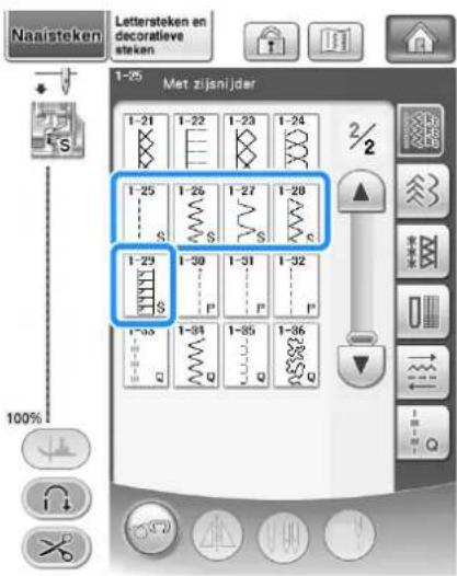 BROTHER Innov-is 1e - Selecteer een steek. - 1