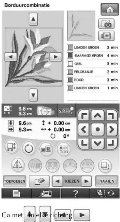BROTHER Innov-is 1e - Controleer het weergegeven patroon. - 1