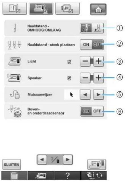 BROTHER Innov-is 1e - Algemene instellingen - 1