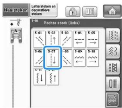 BROTHER Innov-is 1e - Steken in verschillende richtingen (rechte steek en zigzagsteek) - 3