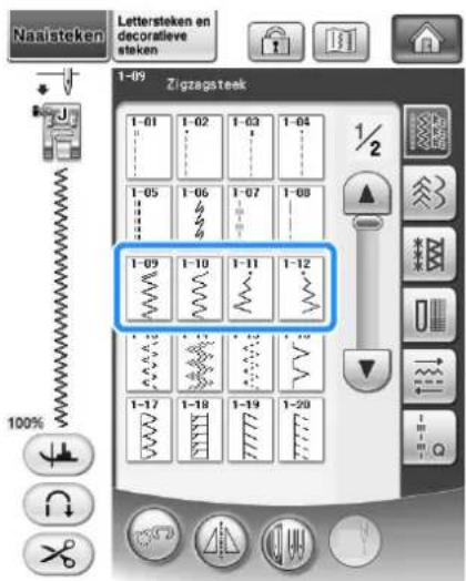 BROTHER Innov-is 1e - Selecteer een steek. - 1