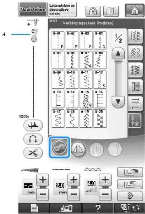 BROTHER Innov-is 1e - Druk op om de machine in te stellen op de vrijmodus. - 2