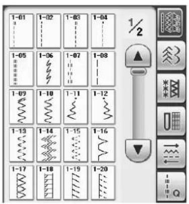 BROTHER Innov-is 1e - ■Stekenoverzichten - 1