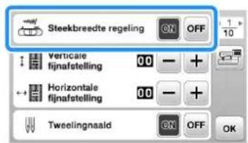 BROTHER F72 - Satijnsteken naaien met de schuifknop voor snelheidsregeling - 2