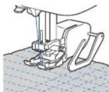 BROTHER F72 - ■Werken met de quiltgeleider (optioneel bij sommige modellen) - 4