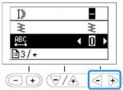 BROTHER F72 - Spatiering tussen letters wijzigen - 4