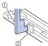 BROTHER F52 - ■Als de knoop niet in de knoopgeleiderplaat past - 6