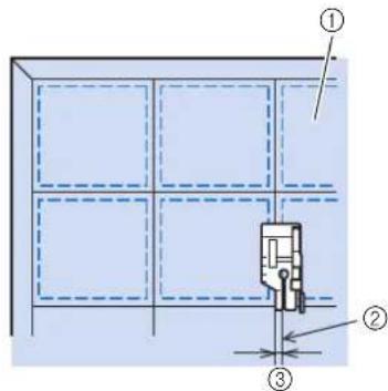 BROTHER F52 - Afwerksteken quilten, 1/8 inch - 1