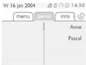 Vr 16 jan 2004 menu perso info Anne Pascal
