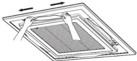 TOSHIBA RAV-SM804UT-E - Reinigen van het uitblaasventilatieraam - 2