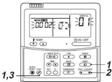 TOSHIBA RAV-SM564UT-E - De positie van een binneneenheid traceren wanneer het binneneenheidnummer gekend is - 1