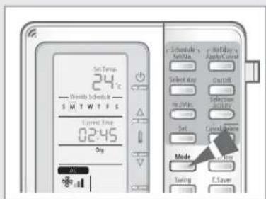 SAMSUNG MWR-WE00 - De ontvochtiging modus selecteren - 2