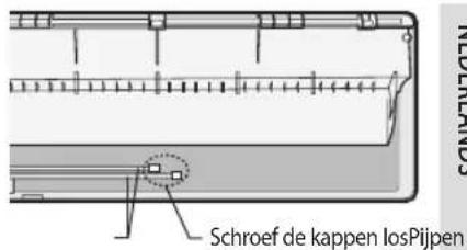 Schroef de kappen losPijpen NEDERLANDS