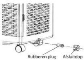 Rubberen plug Afsluidop