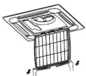 HISENSE AUC-24 - Uitnemen van het filter - 2
