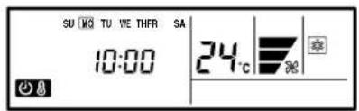Fuji Electric ARYG12LLT - Gebruik van de TEMPERATUUR SET BACK timer - 2