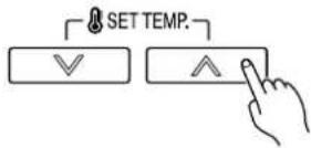 Fuji Electric ARYG12LLT - Instellen van de TEMPERATUUR SET BACK timer - 7