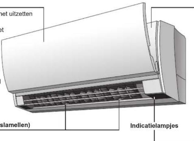 Fuji Electric ASYG7LUCA - Geopend voorpaneel Inlaatrooster - 1