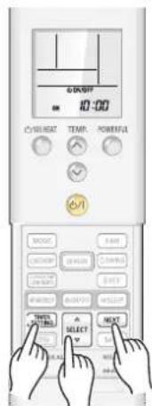 Fuji Electric AR-REA1E - DE ON/OFF TIMER GEBRUIKEN: - 4