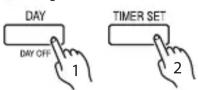 Fuji Electric AR-6TC1 (UTB-XUD) - De week timer instellen - 7