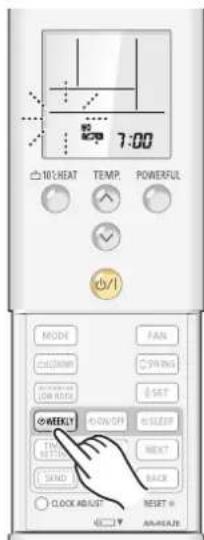 Fuji Electric AOYG9LTC - Uitschakelen van de WEEK timer - 1