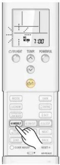 Fuji Electric AOYG7LUC - Uitschakelen van de WEEK timer - 1