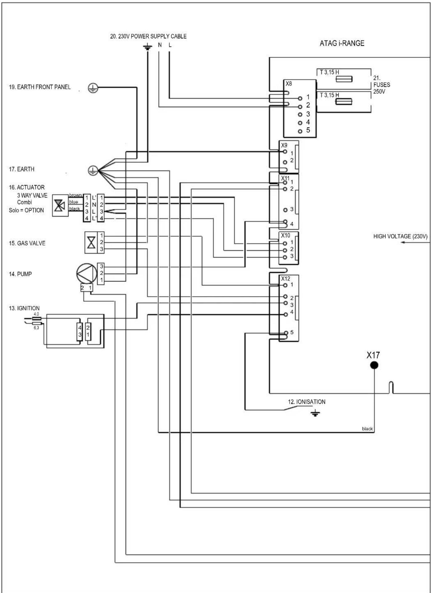 Atag I-Serie - Elektrisch schema - 1