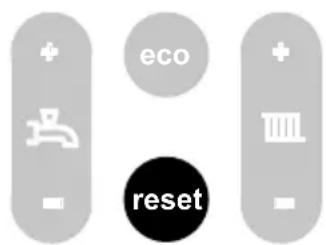 Atag I-Serie - Reset-toets - 1