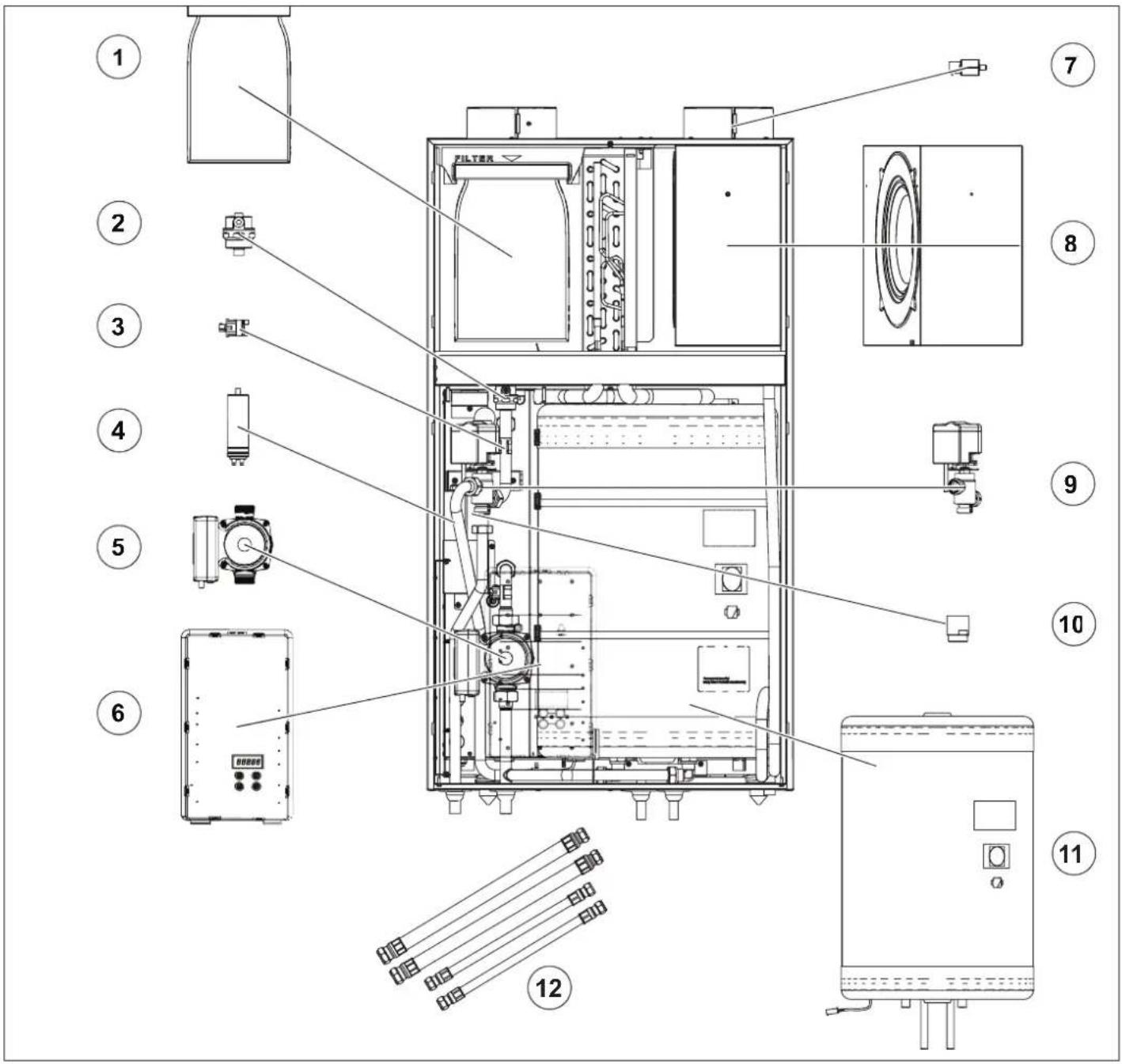 INVENTUM Ecolution Solo - ventilatiewarmtepomp - 3