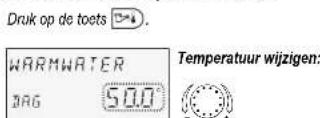 HONEYWELL Smile DHC - Sanitair warmwatertemperatuur instellen - 1