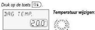 HONEYWELL Smile DHC - Dag-ruimtetemperatuur instellen - 1