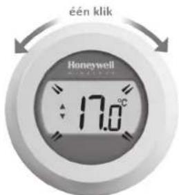 één klik Honeywell 17.0°C