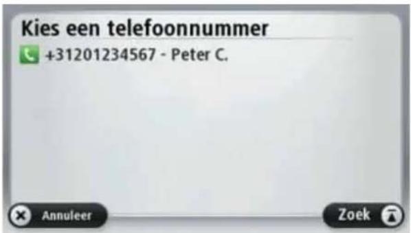 Kies een telefoonnummer +31201234567 - Peter C.